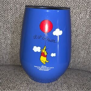 Disney Winnie the Pooh "Up, Up And Away" Tumbler Wine NO LID